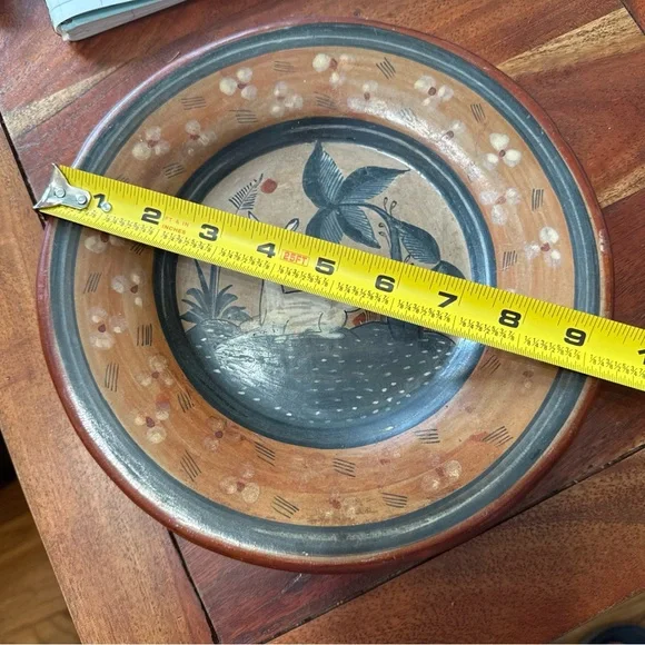 Vintage Mexican Tonala Wall Plate - Picture 5 of 5